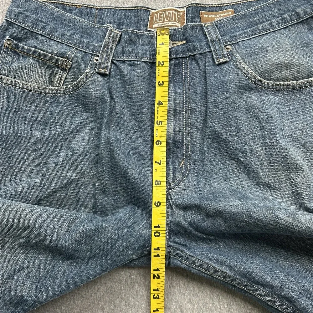 Levis 559 Relaxed Straight‎ Jeans Mens 34x28 Blue Medium Wash Denim Pants